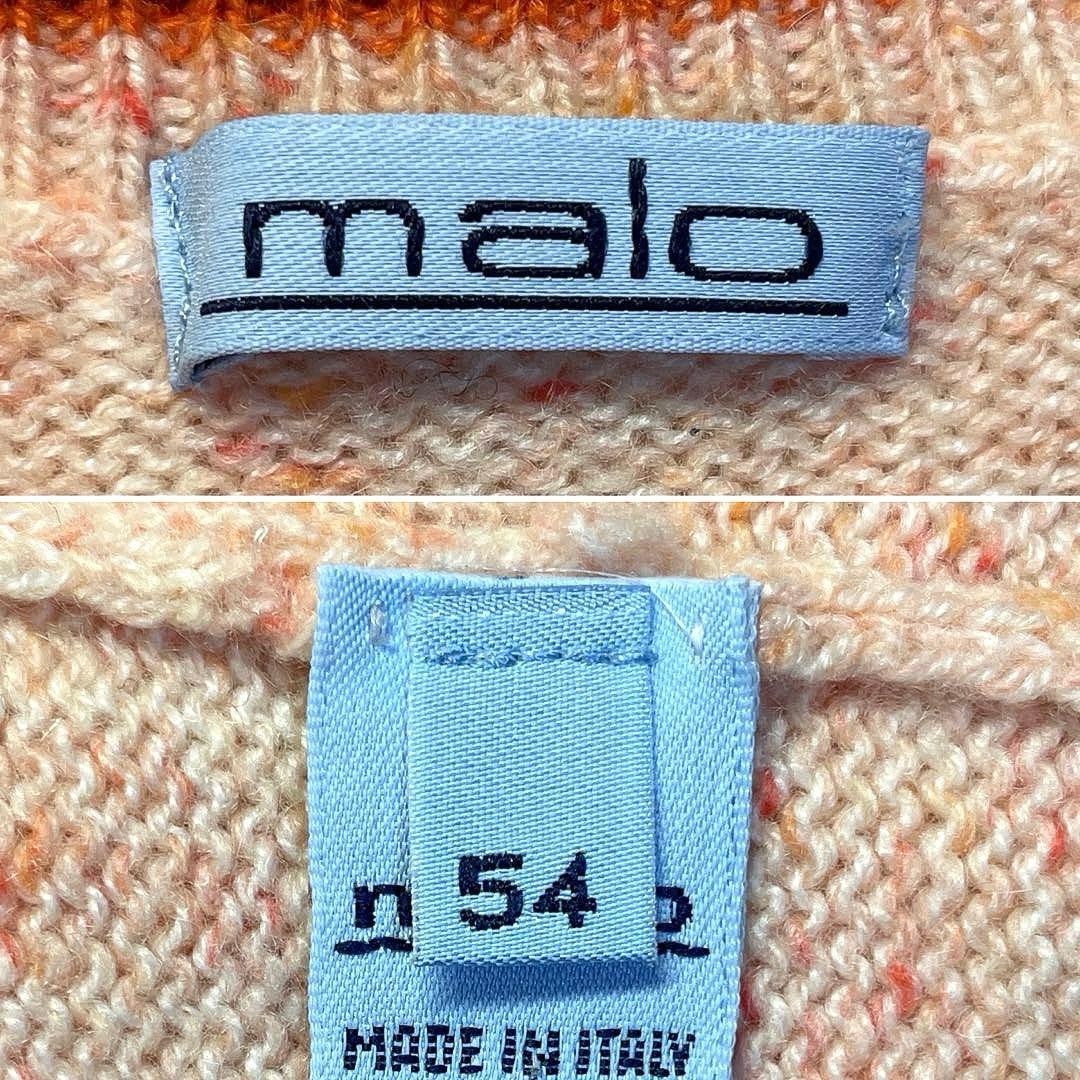 malo マーロ カシミヤ100％ 長袖 ニットセーター イタリア製