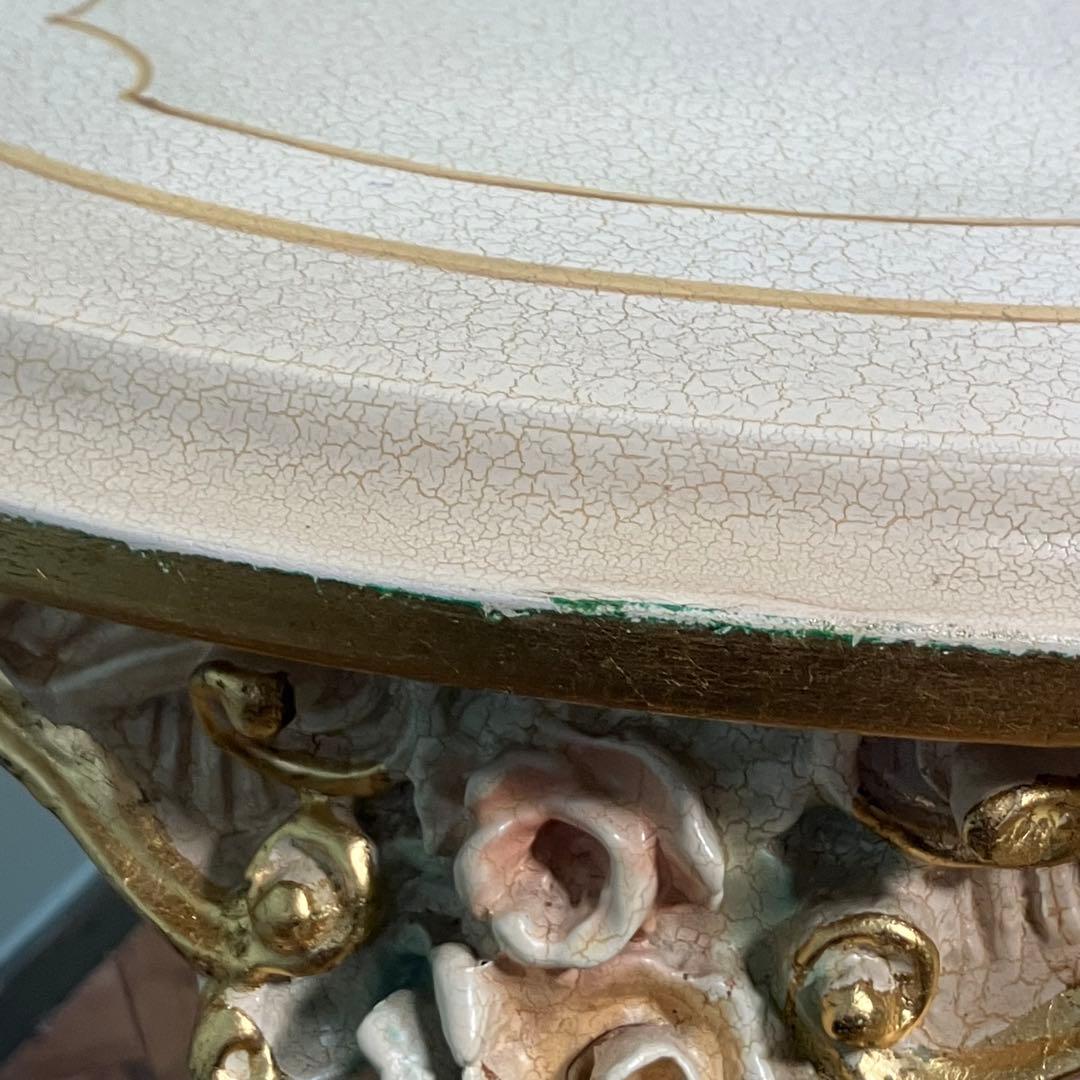 ロココ調　アンティーク　ローテーブル　ティーテーブル　猫足　洋風