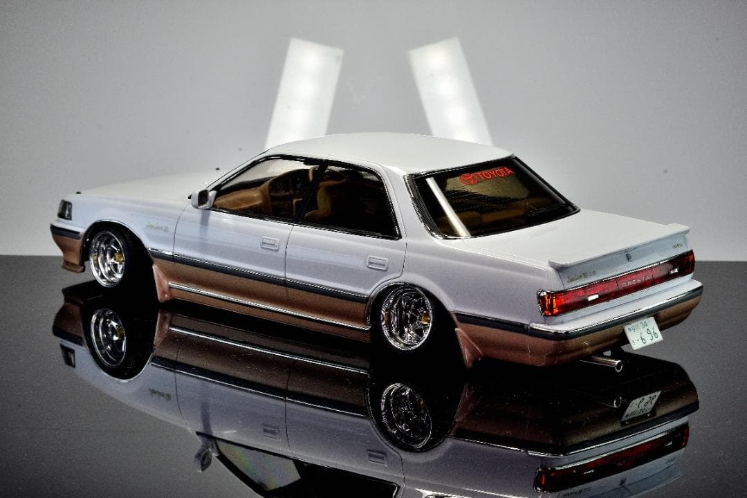 【1/24アオシマ】JZX81クレスタ スーパールーセントG