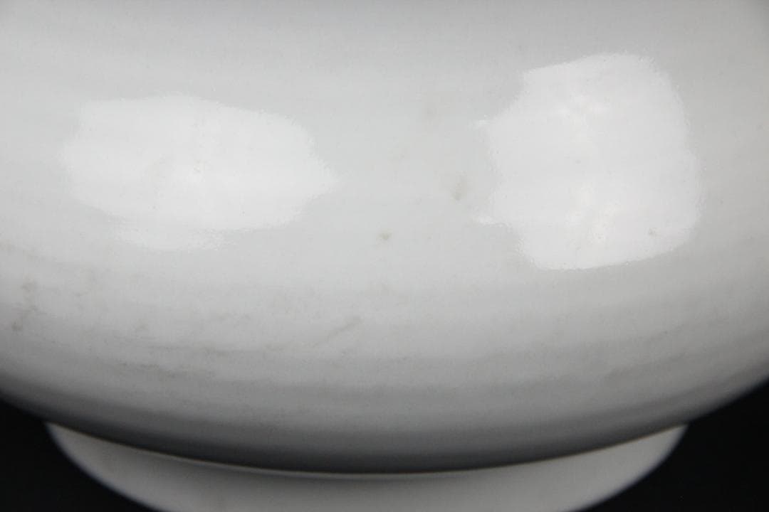 時代物 唐物　白磁　水指　蓋付　李朝白磁 NX23-7