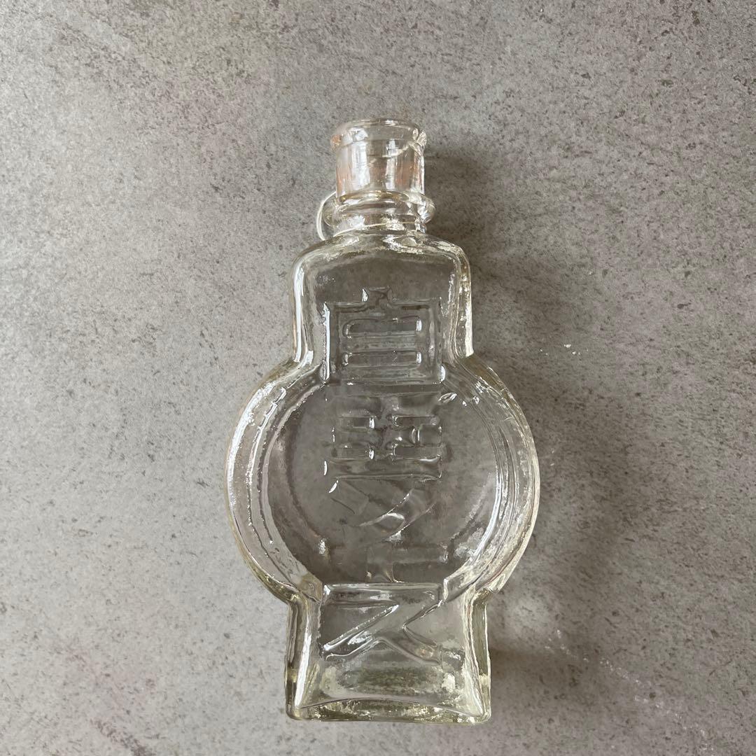 白玉ソース　アンティーク　ガラスボトル　大日本大阪野村吟醸　注ぎ口汚れあり希少