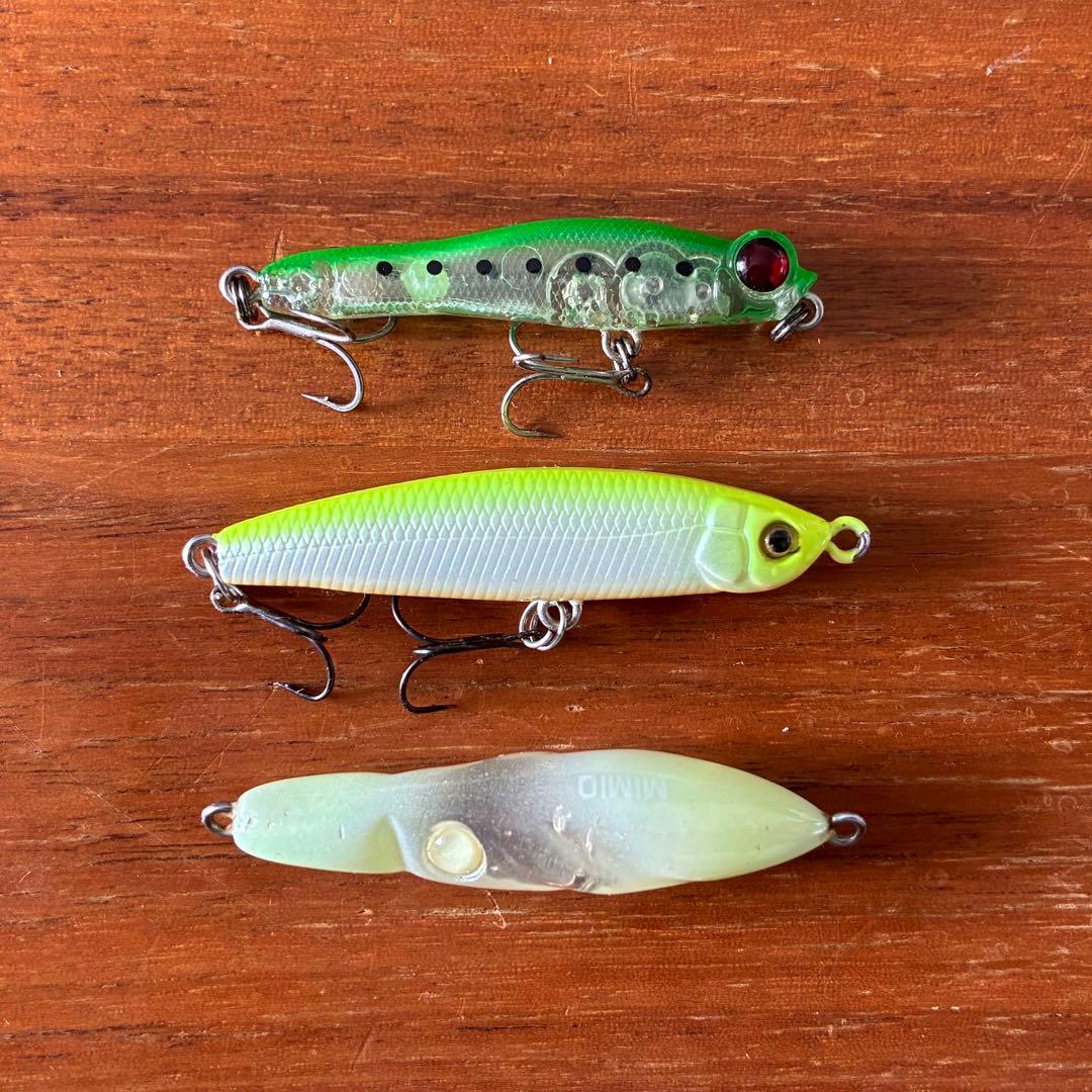 ライトゲーム：セット：メバル：シーバス：メッキ：トラウト：ロックフィッシュ