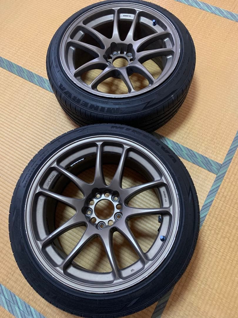 ひ*み様 ワーク　エモーション　kai 18インチ　9.5j 当時もの【2本】