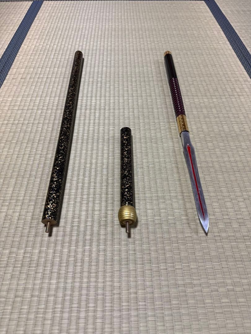 槍　やり　3本継　模造刀　模擬刀　美術刀　舞踊　大衆演劇　芝居