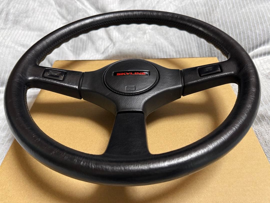 【美品】日産スカイラインR31 純正ハンドル　ステアリング
