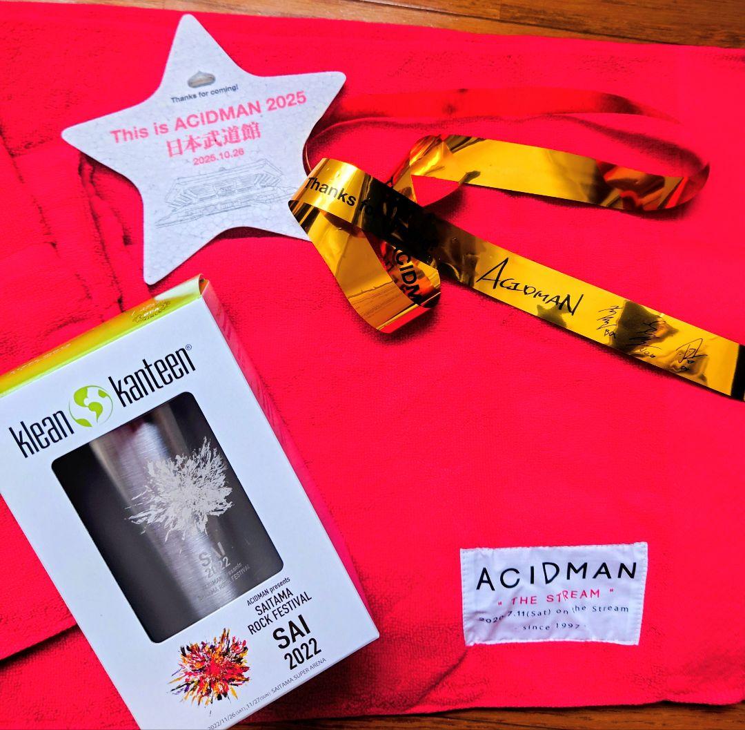 【新品】ACIDMAN パイントカップ（×2）+ブランケットタオルセット