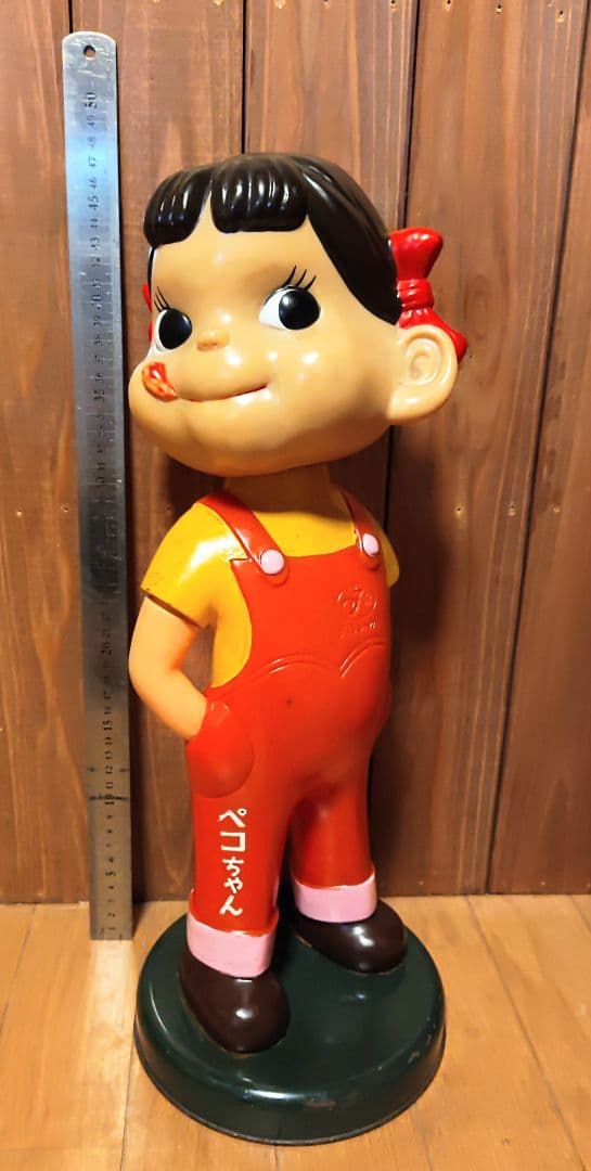 不二家　FUJIYA ペコちゃん人形 1970年代 激レアフィギュア 約46cm