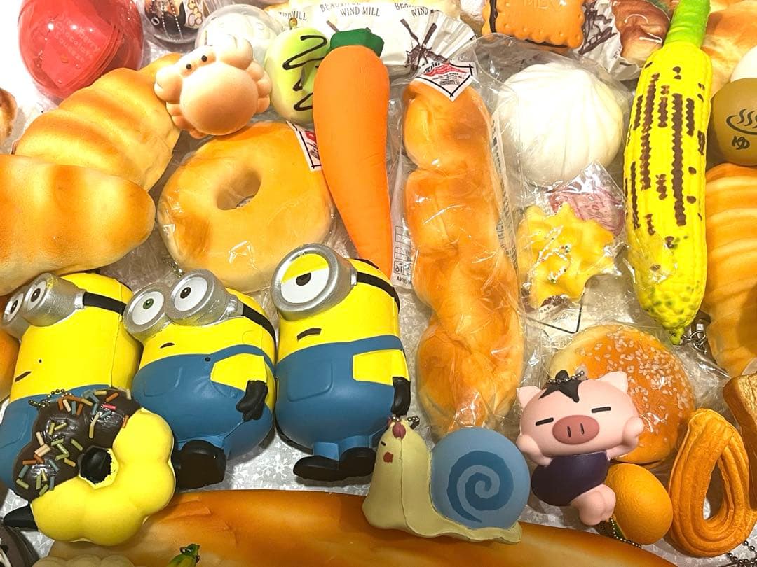 【超大量68点】スクイーズ まとめ売り 希少・キャラ物多数 ガチャなど