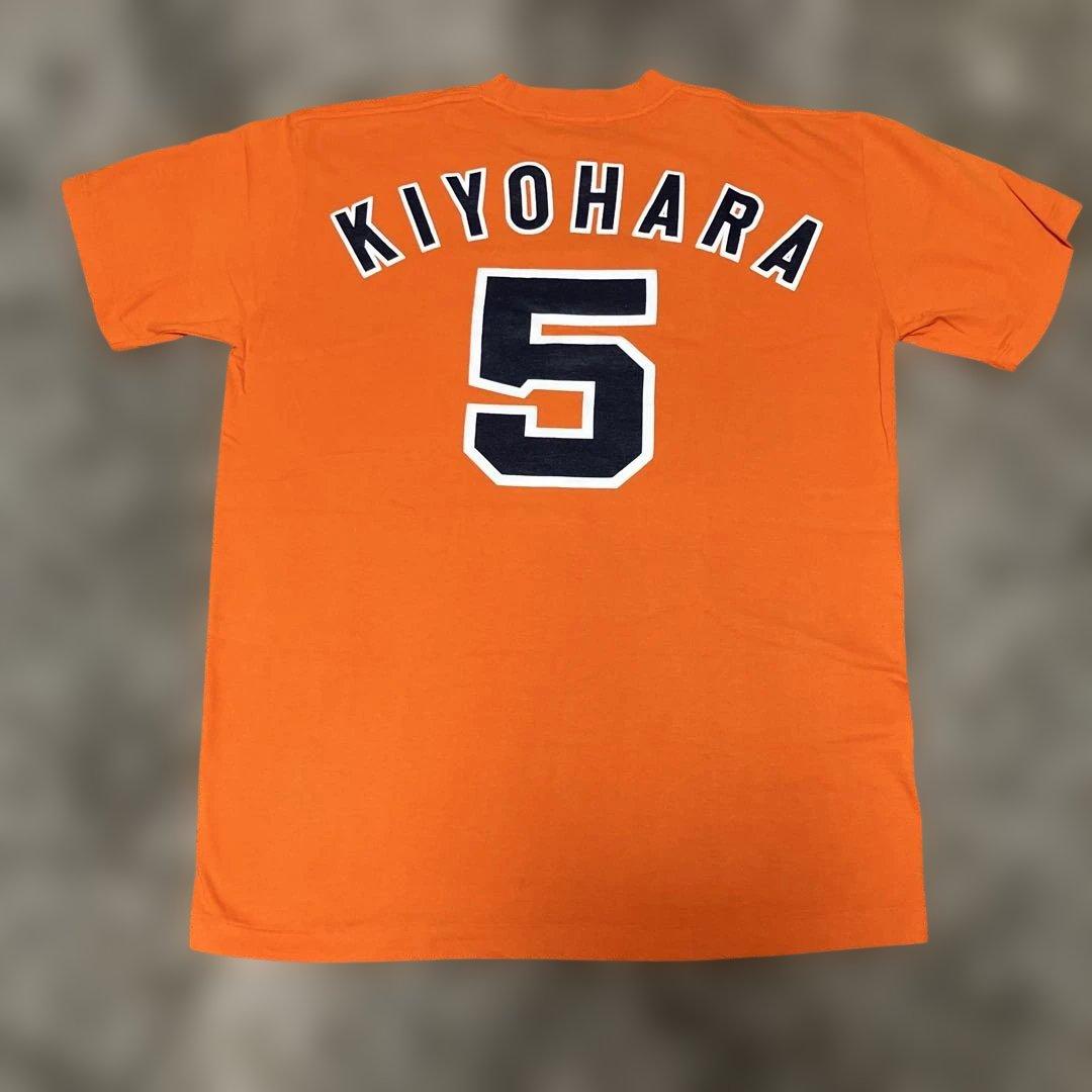 レア品　読売ジャイアンツ清原和博　背番号5 2002応援Tシャツ