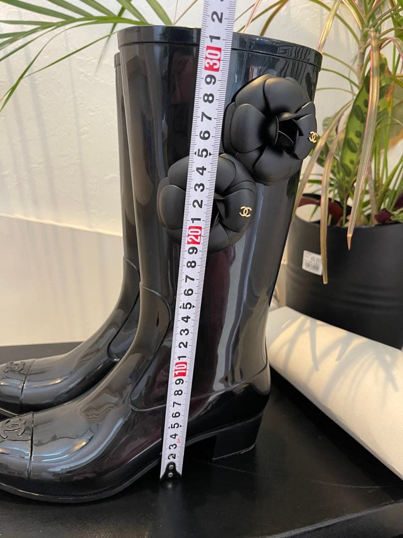 CHANEL シャネル　カメリア　ブーツ　36(22.5)