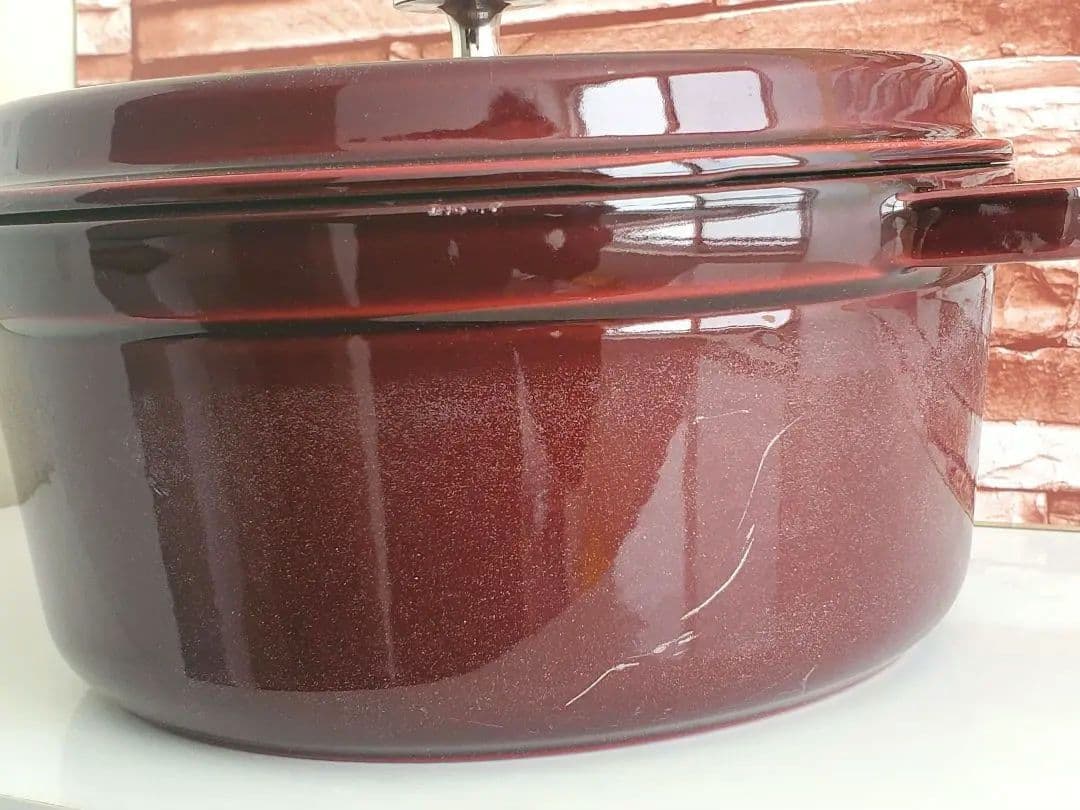 【週末価格】staub ピコ・ココット ラウンド 　24㎝　ストウブ