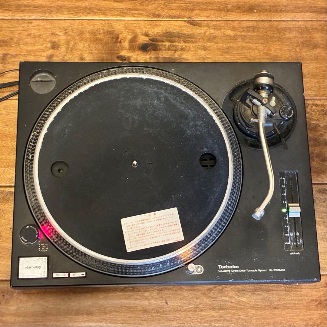 【ジャンク】Technics SL-1200MK3 ターンテーブル
