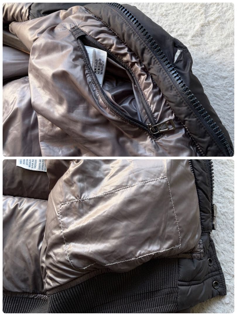 【激レア】モンクレール ダウンジャケット ALBERIC フランス国旗 グレー系