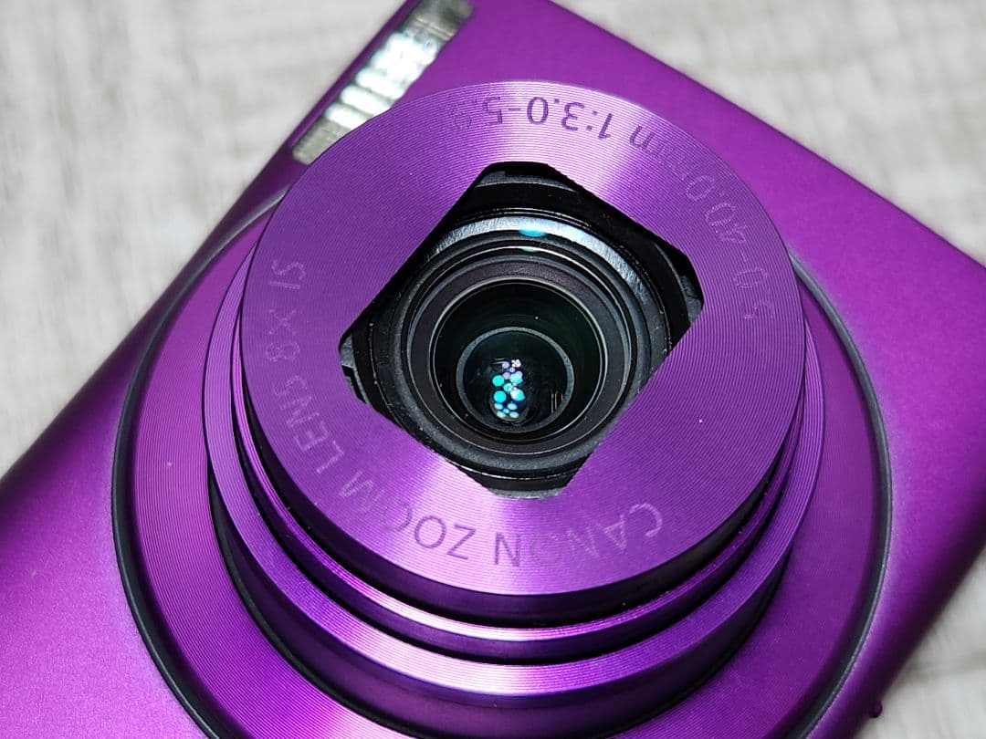 液晶不良 Canon IXY 600F パープル デジタルカメラ デジカメ