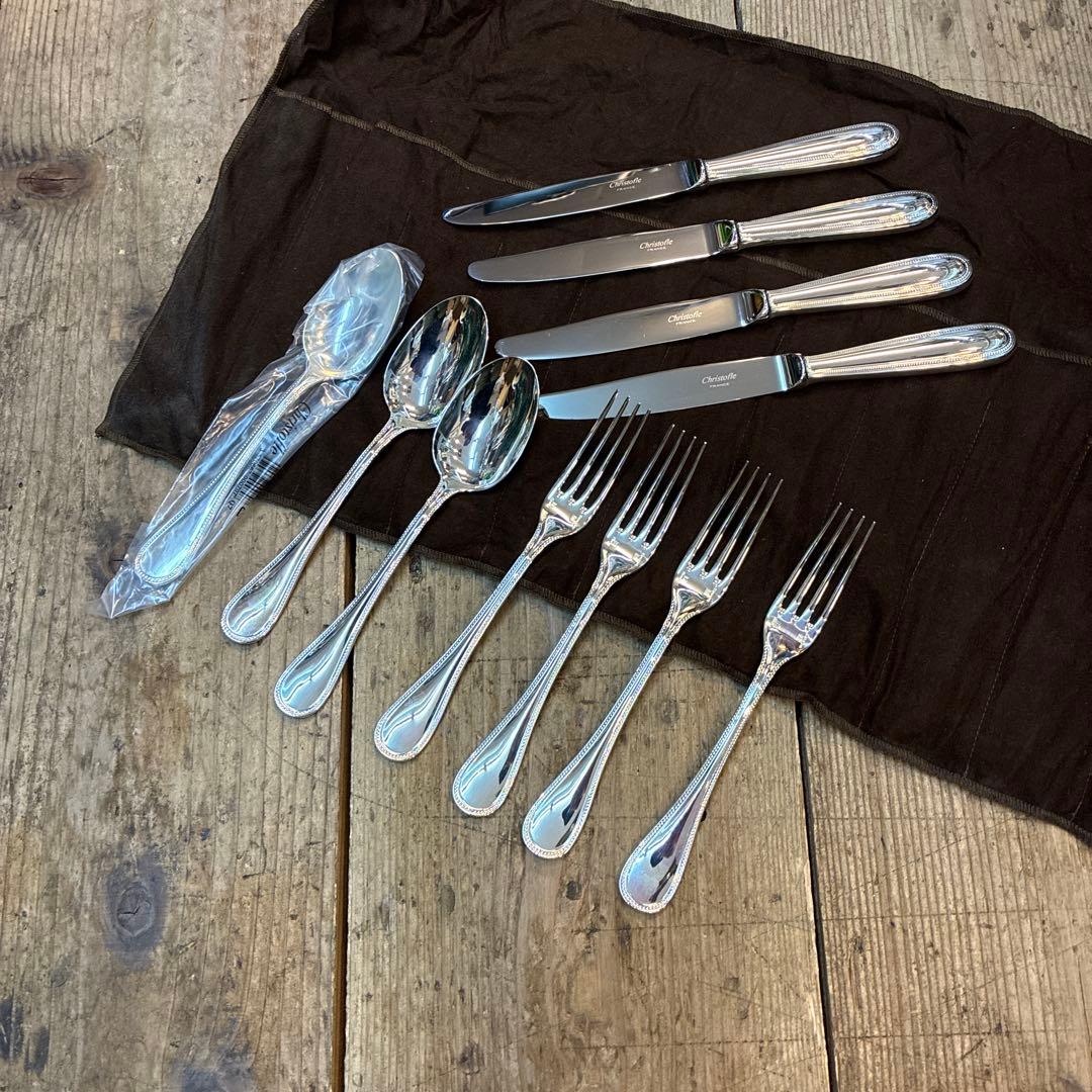 Christofle カトラリーセット　パール　テーブルシルバー
