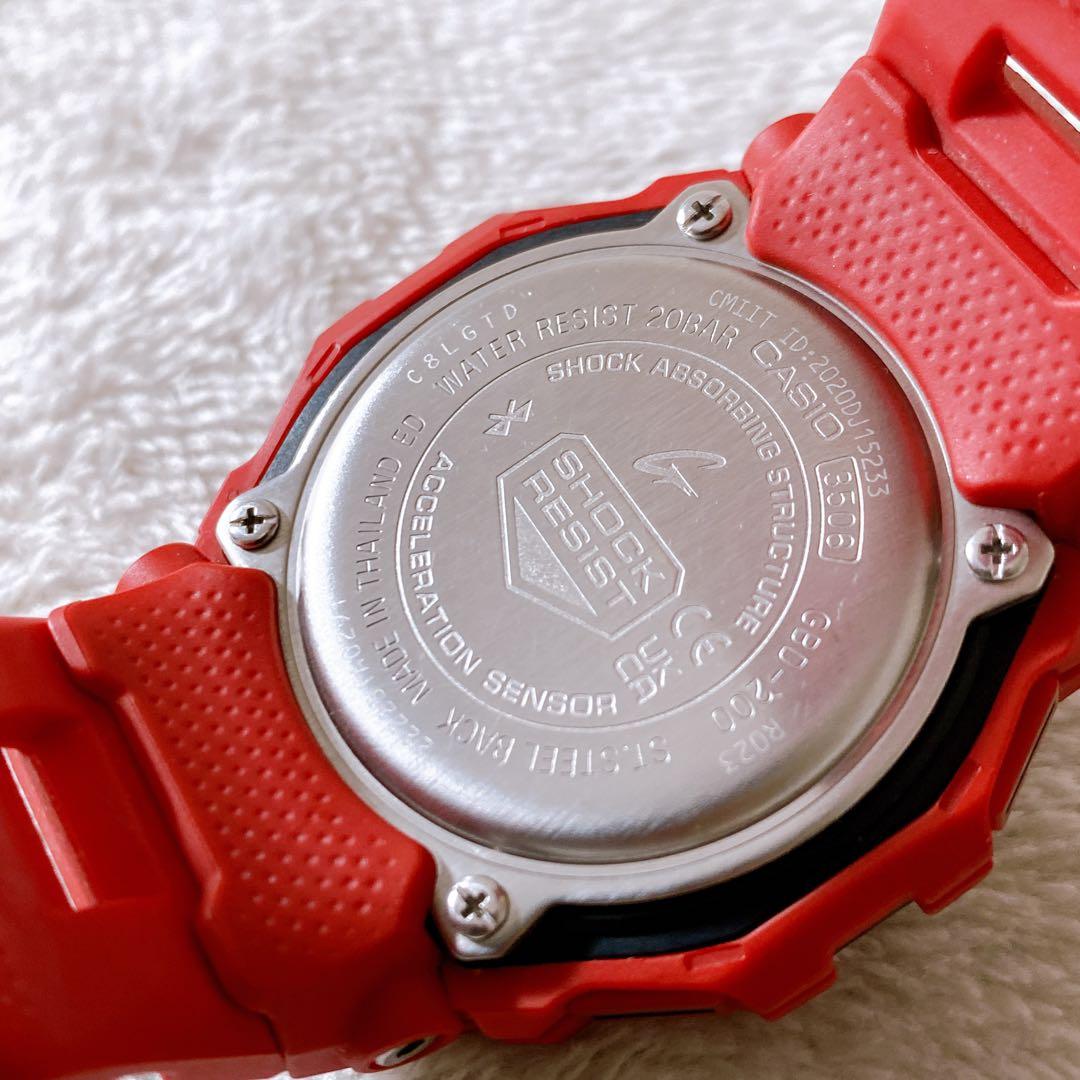 希少 美品　カシオ　G-SHOCK　GBD-200RD-4JF　レッド　限定品