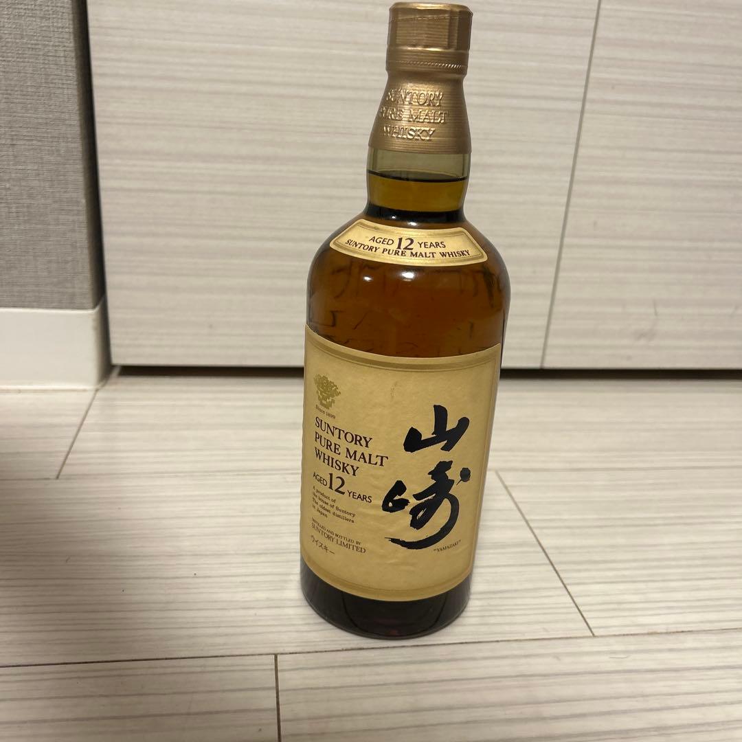 山崎12年　ピュアモルト　花ラベル　新品　未開封　箱無し