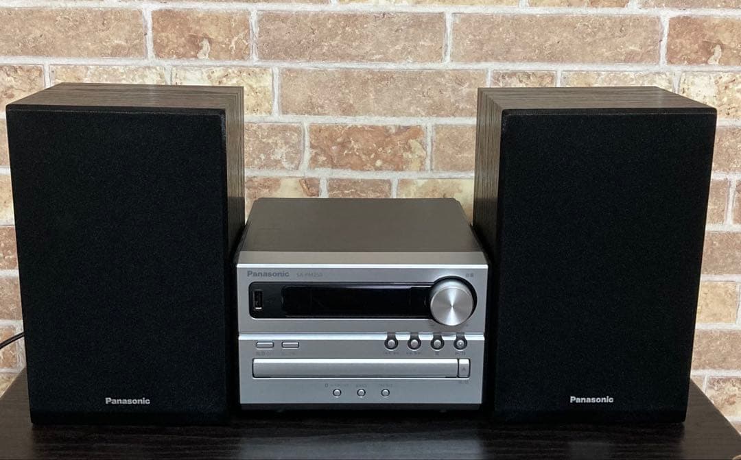 新品同様美品　Panasonic SC PM250 S CDステレオシステム