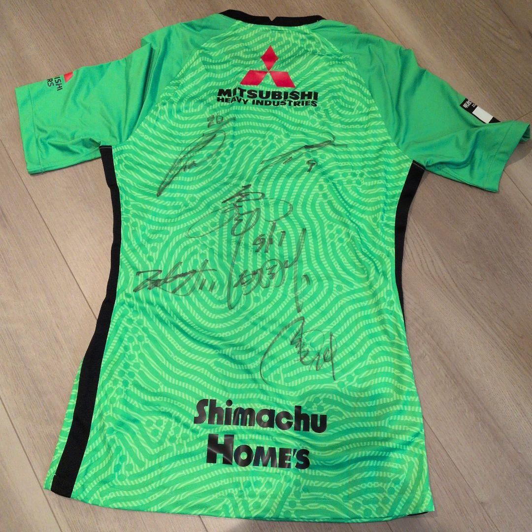 【新品】ナイキ 浦和レッズ オーセンティックユニフォーム L　選手サイン入り