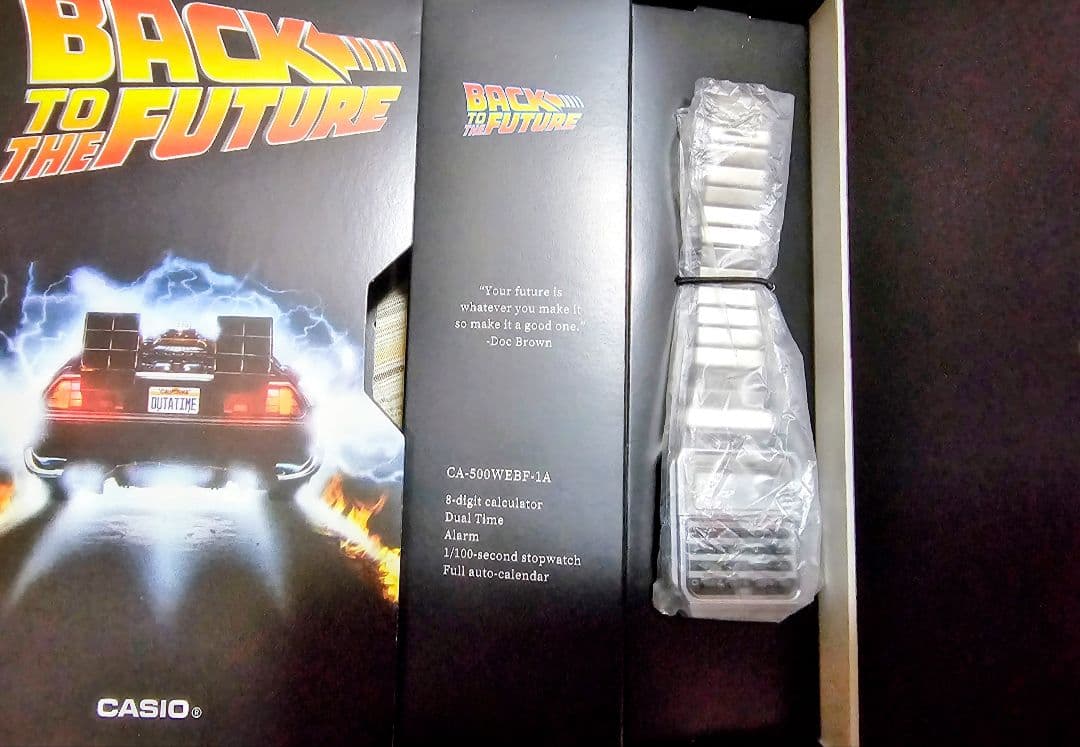 新品！CASIO CA-500WEBF-1AJRバック・トゥ・ザ・フューチャー