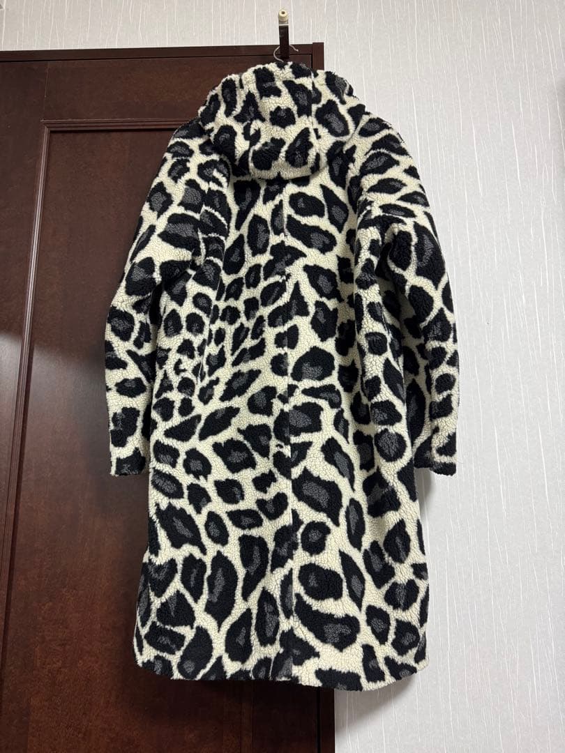 MSGM レオパード ボアコート