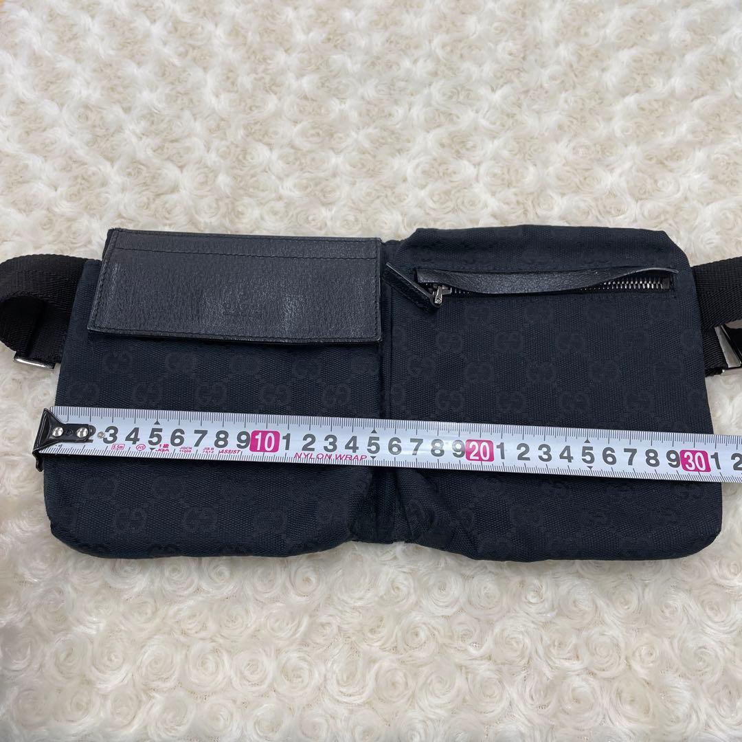 GUCCI GGキャンバス　ウエスト・ボディバッグ