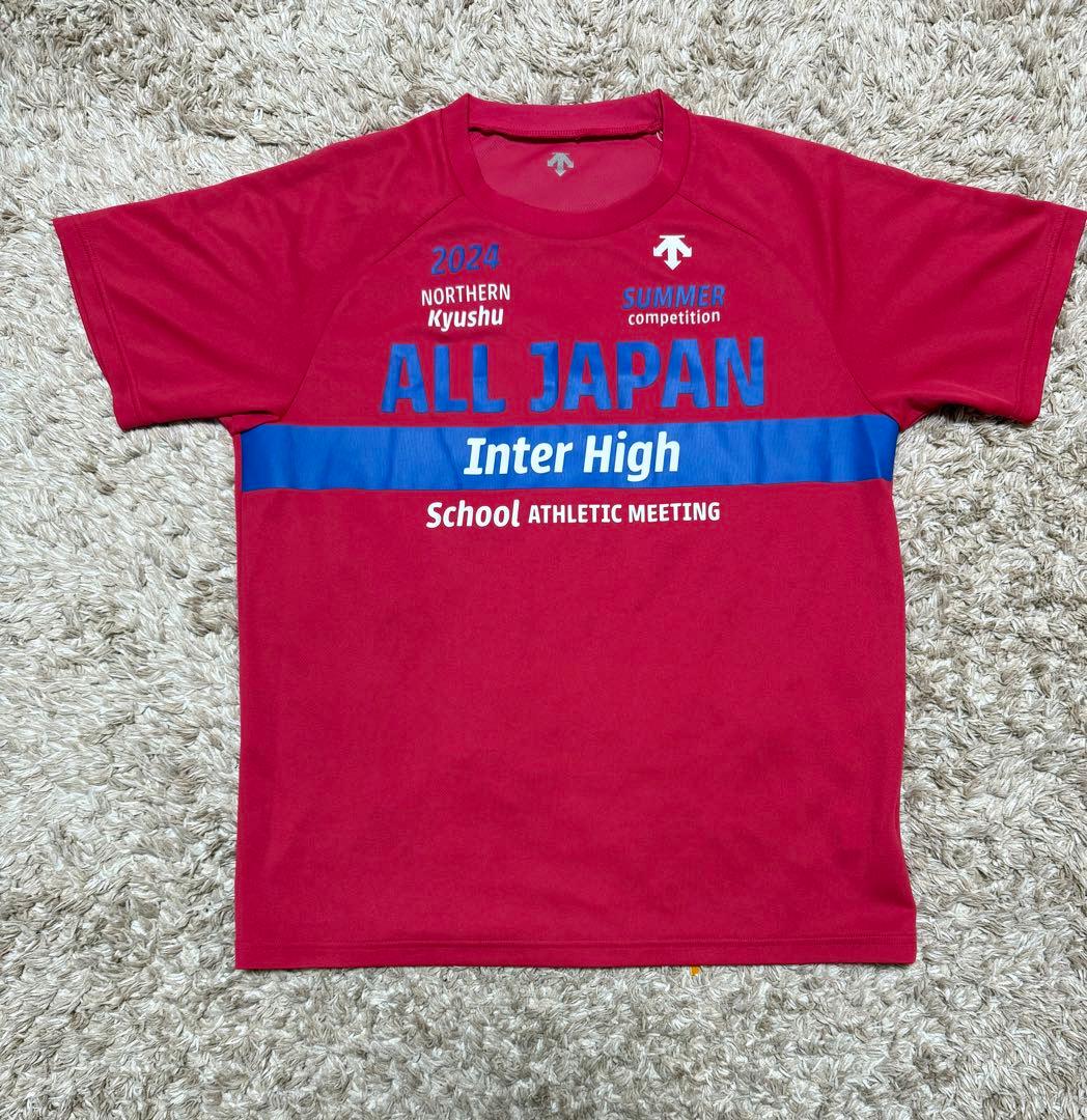 陸上記念Tシャツ 2024 福岡インターハイ ピンク・オレンジ 2枚　Mサイズ