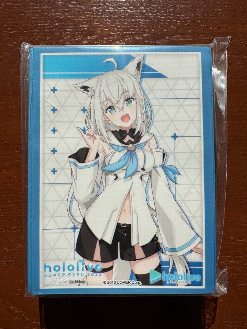 ホロライブ　 SUPER EXPO 2022 白上フブキ　スリーブ　デッキケース