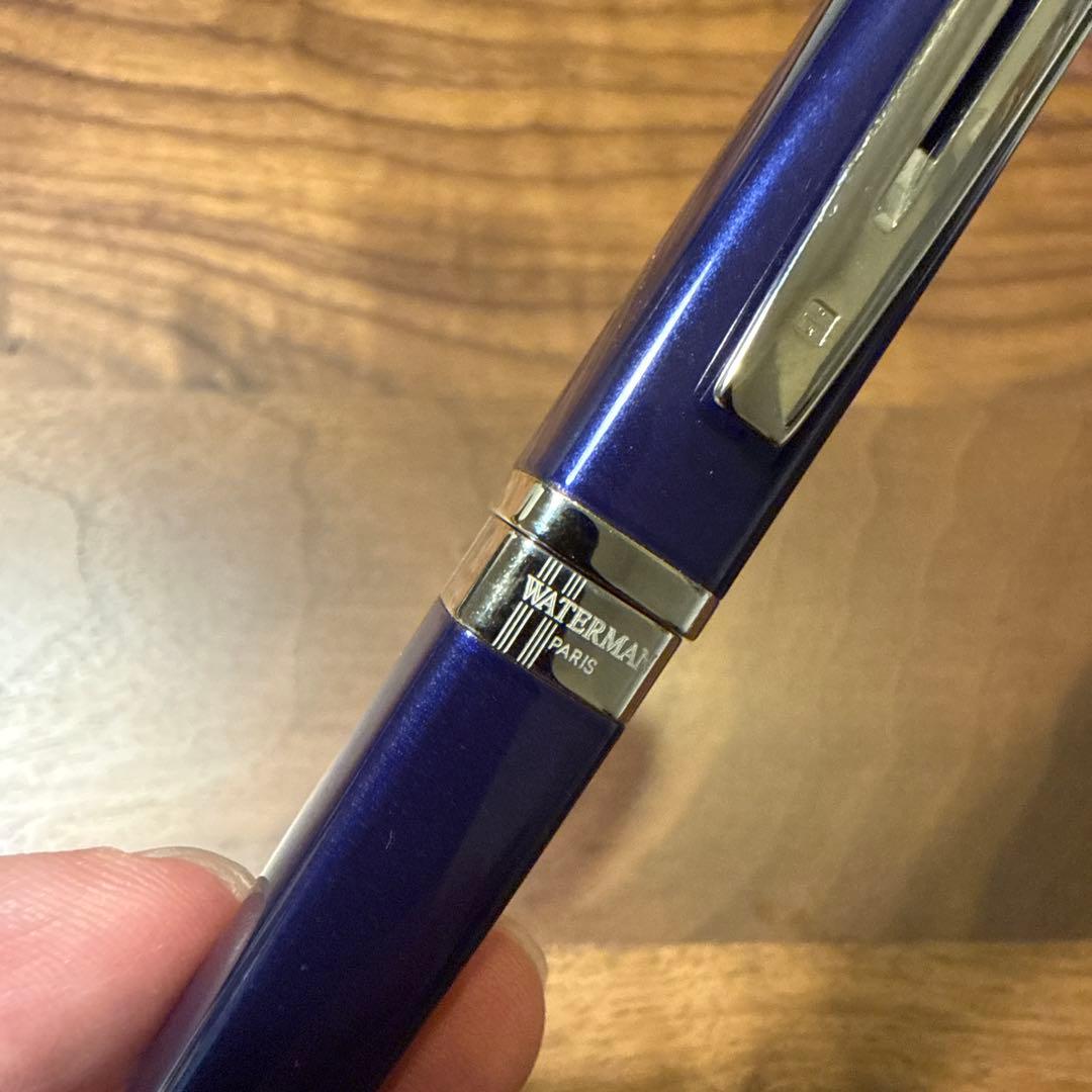 ウォーターマン 高級ボールペン エクセプション スリム ブルーラッカーST
