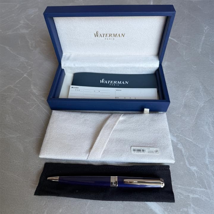 ウォーターマン 高級ボールペン エクセプション スリム ブルーラッカーST