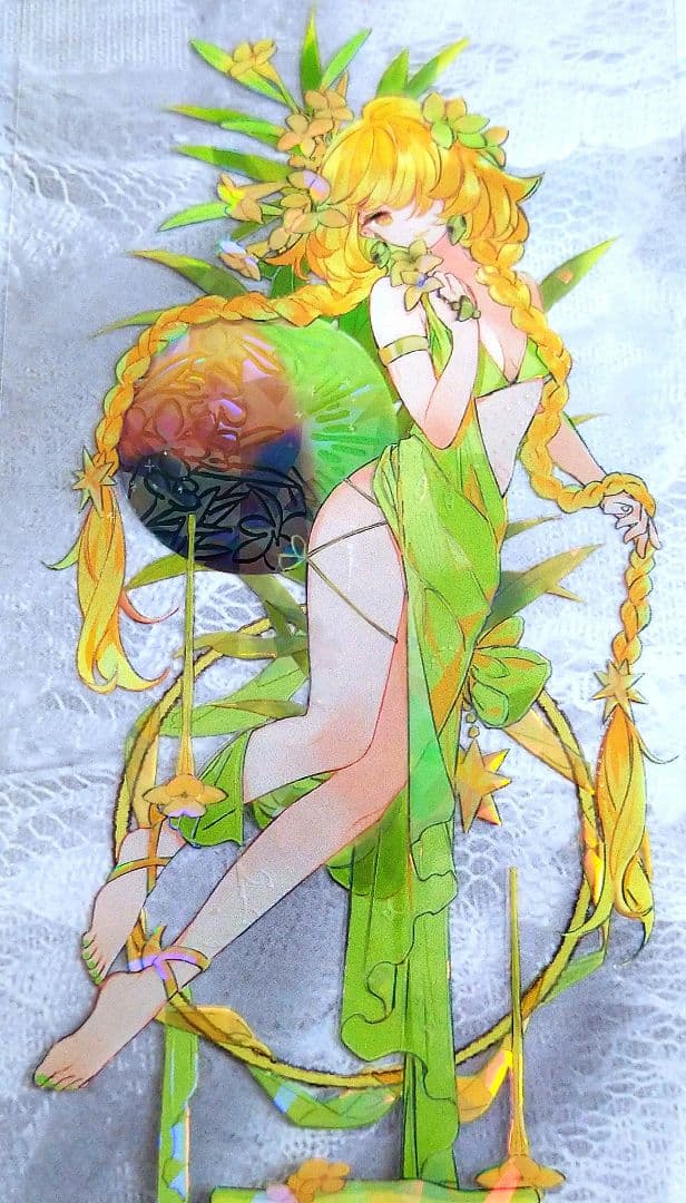 J740＃辉夜姬 (贝壳光)喵啪叽切り売り海外人物マステ女の子