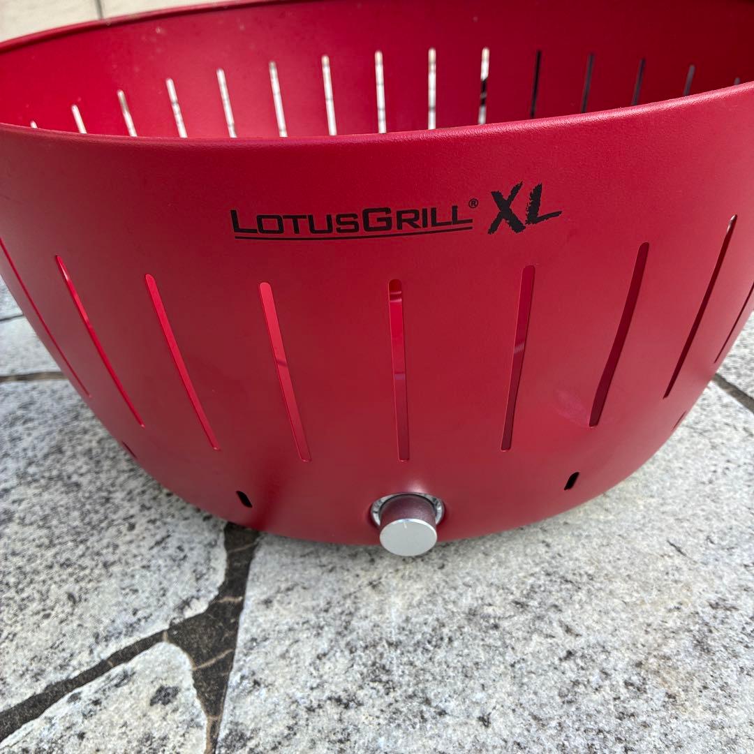 LOTUSGRILL XL ロータスグリル　無煙バーベキューグリル　レッド