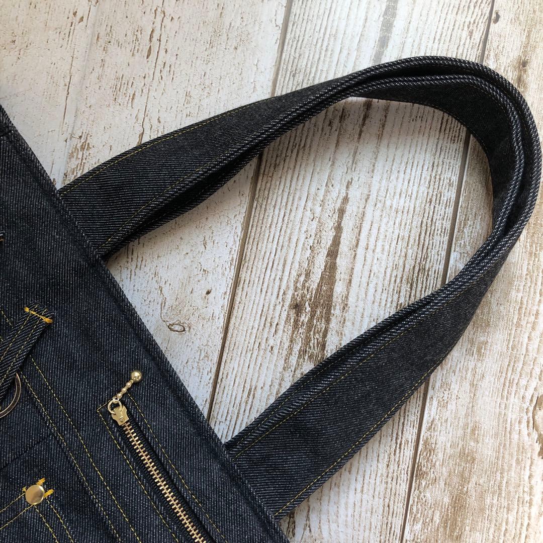 ジュリナナちゃん　デニムトートバッグ　ブラック【新品デニム】