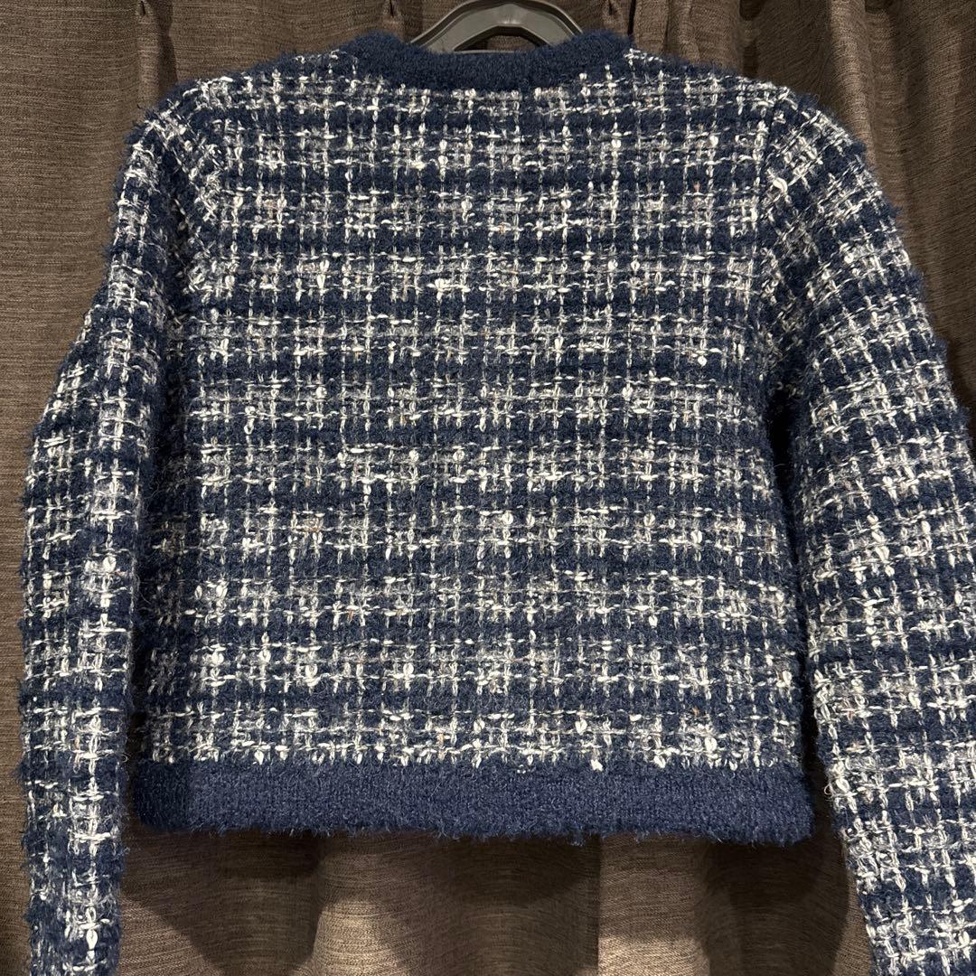 MOUSSY COMPACT KNIT TWEED ジャケット