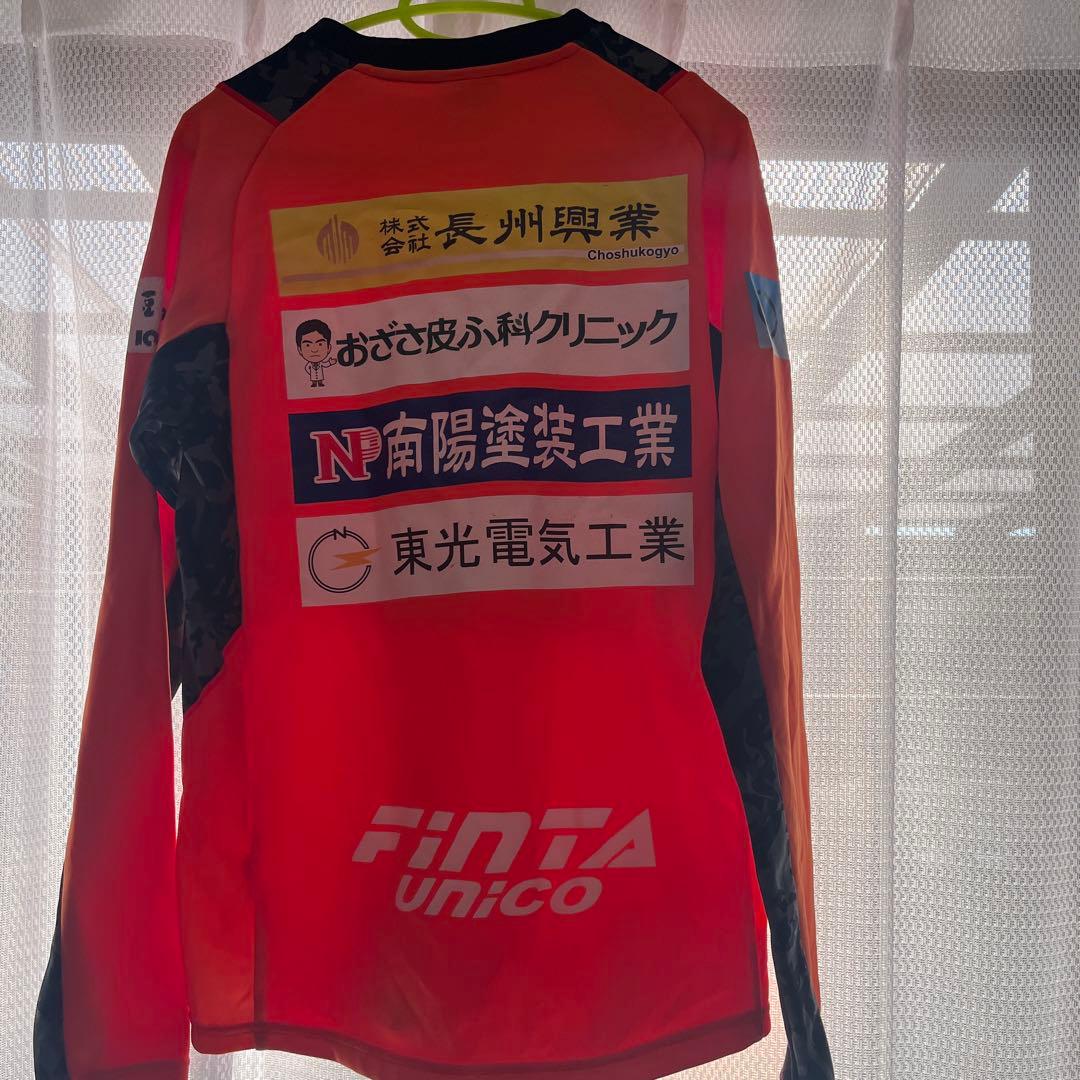 v*I様 レノファ山口　トレーニングジャージ上　フルスポンサー　Mサイズ