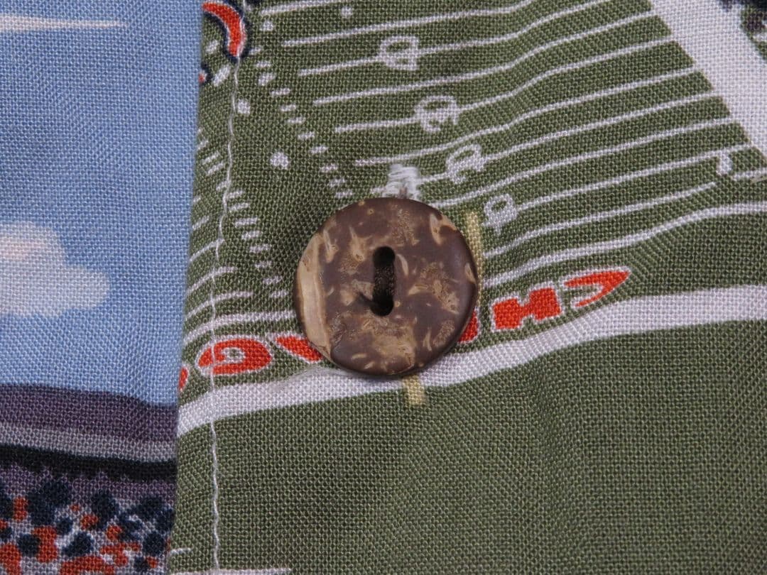 ✅️ レインスプーナー NFL BEARS ベアーズ レーヨンシャツ 半袖シャツ