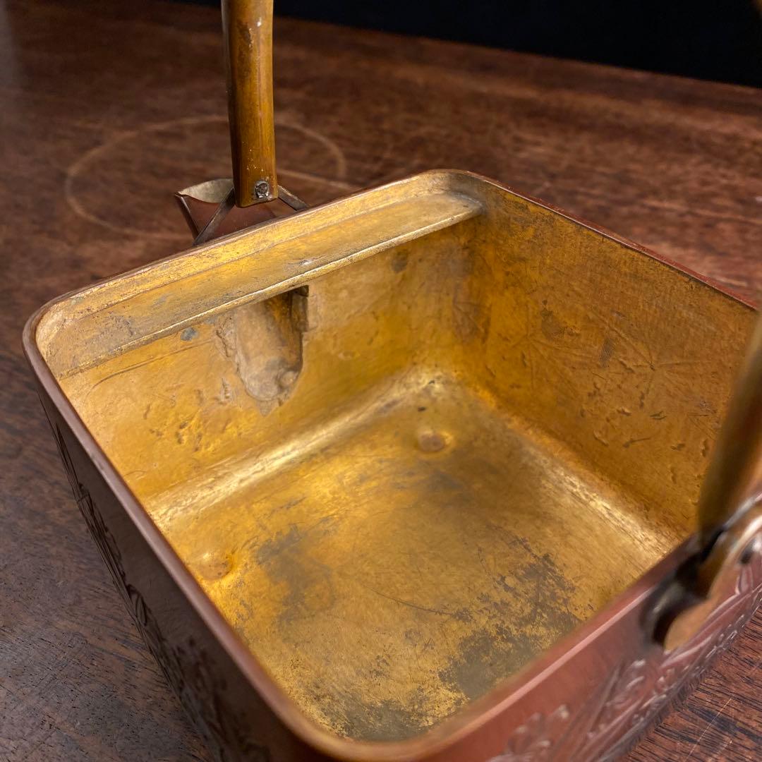 金屋五郎三郎　銅銚子 日本古美術