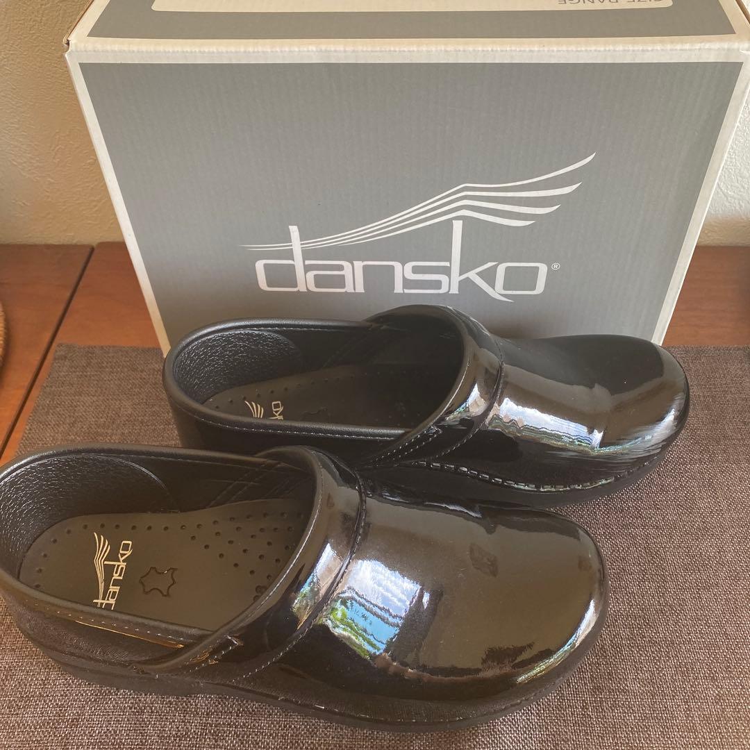 dansko プロフェッショナル　ブラックパテント　38