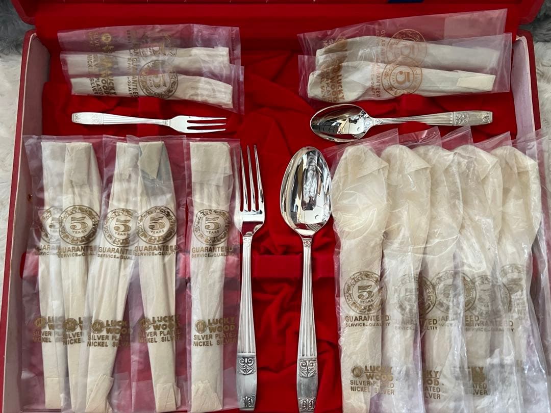 ラッキーウッド　カトラリーセット　ロッキンガム　ディナーセット〈30本セット〉※