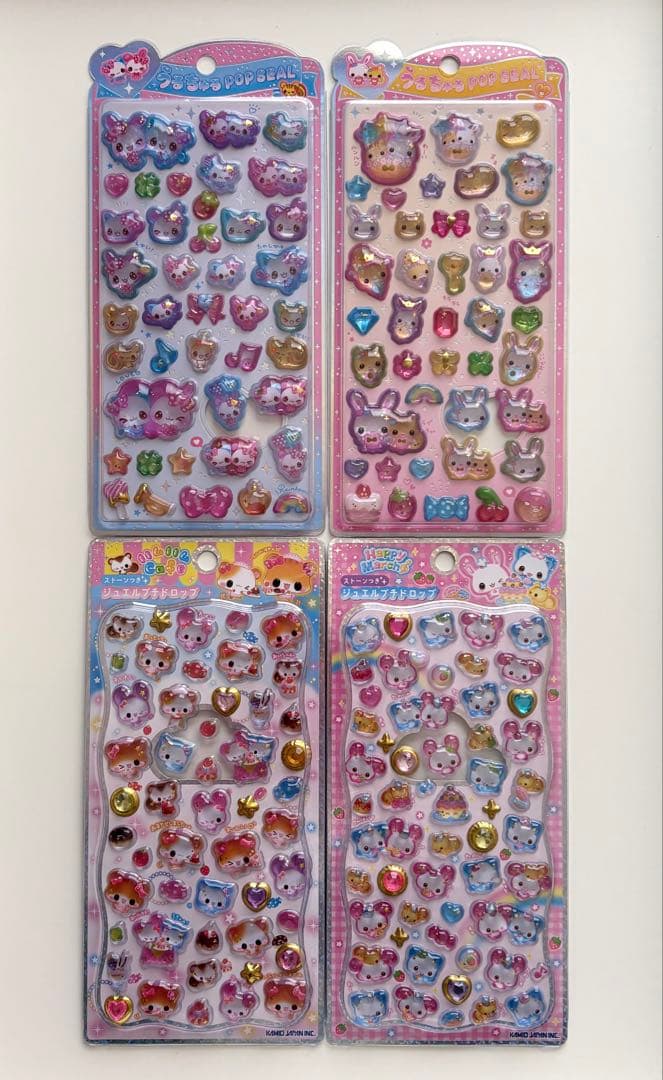 正規品 KAMIO 完売品 シール ハッピーマーチ フワフワらびちゃん ボンボン