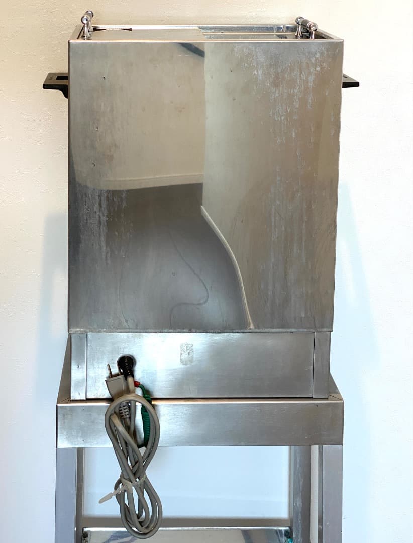 ベ*ィ様 ヤスター製 タオルスチーマー 早沸式 タオル蒸し器+専用ステンレス台座