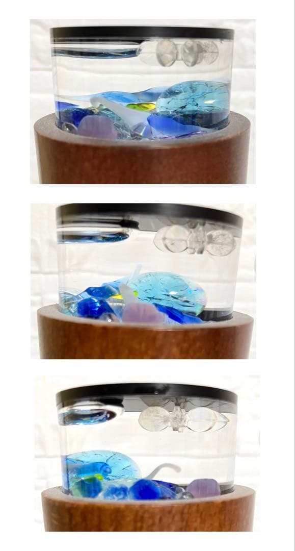 万華鏡　木製 ウッド　デザイナー作品　オイル ジェル タイプ