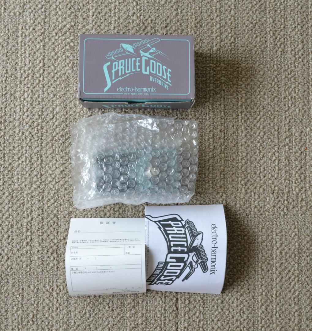未使用electro-harmonix SPRUCE オーバードライブ