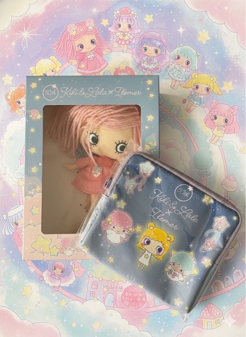 ⭐️イルメール×リトルツインスターズ 50周年限定セット ハッピードール＆ポーチ