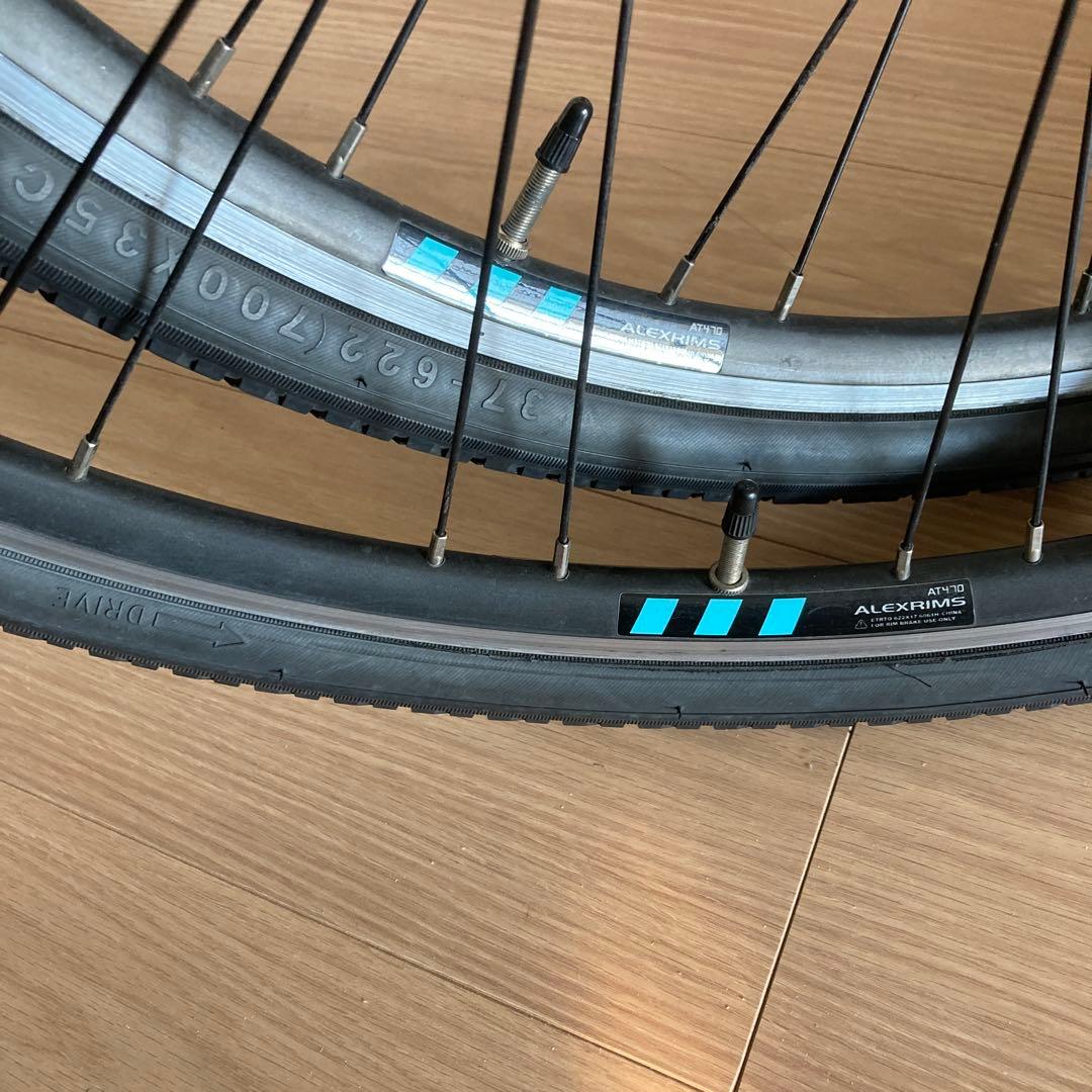 さささん　ホイール　AlexRims 700c リアエンド幅135mm