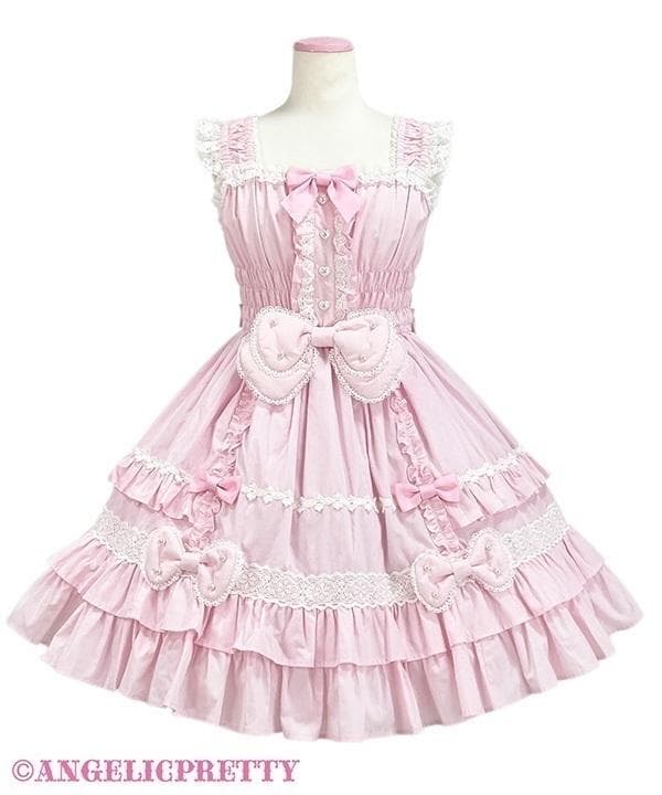 Angelic Pretty ぷくぷくハニーシャーリングジャンパースカートセット