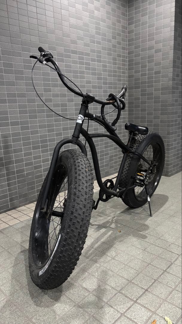 fivecard-bike ブラック ファットバイク　ビーチクルーザー