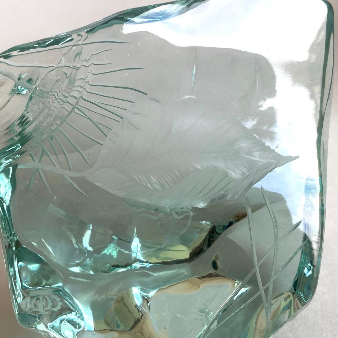 【希少】テレジアンタール　オーナメント　ペーパーウェイト　クリスタル　アート