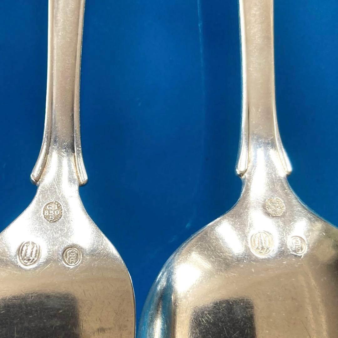 ジョージジェンセン　シルバー　スプーン&フォーク　セット