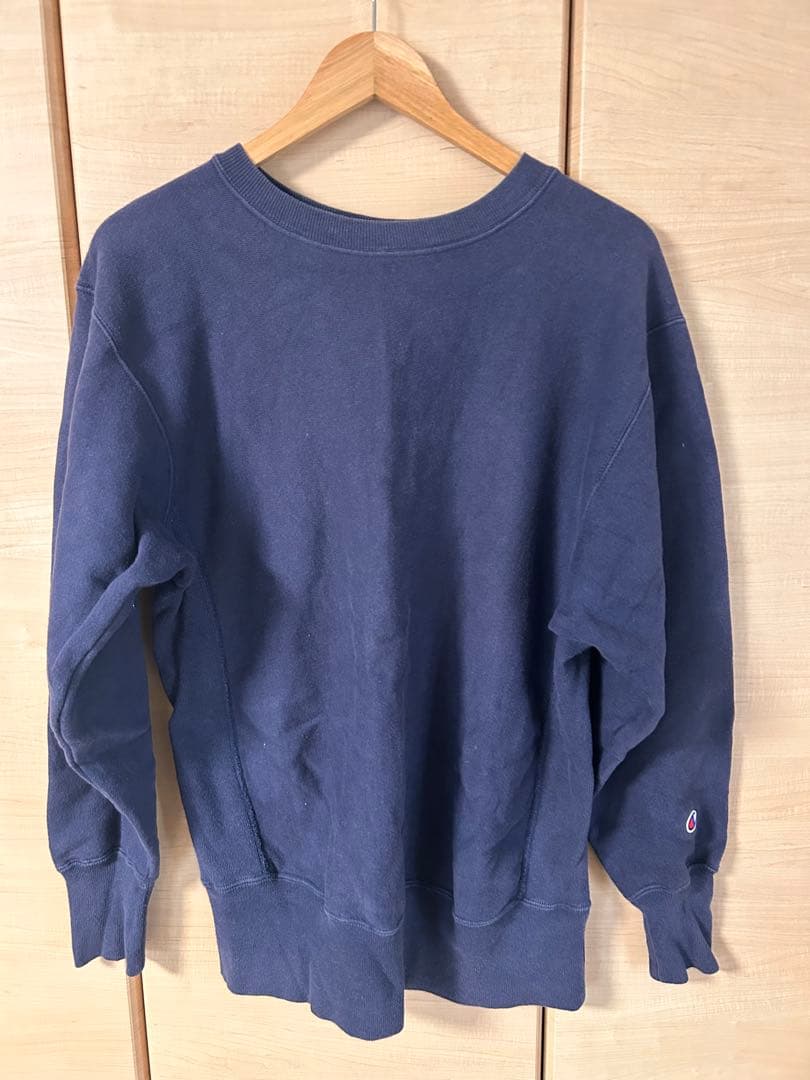Champion Reverse Weave L ネイビー　単色タグ